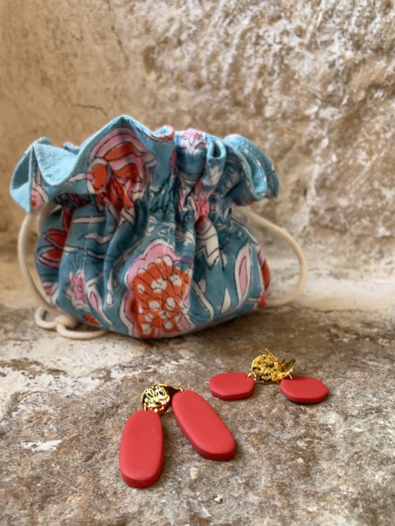 trousse a bijoux aumonière nomade