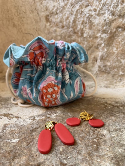 trousse a bijoux aumonière nomade