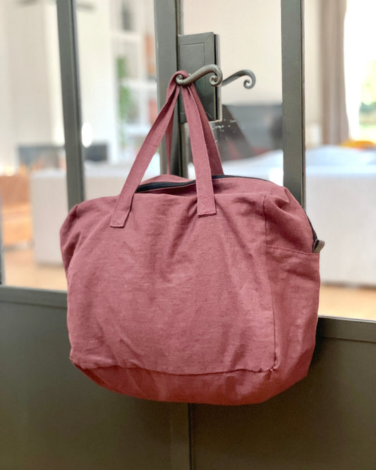 sac en lin prune