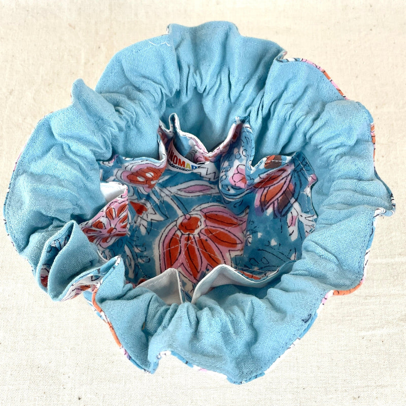 Trousse a bijoux aumonière Turquoise