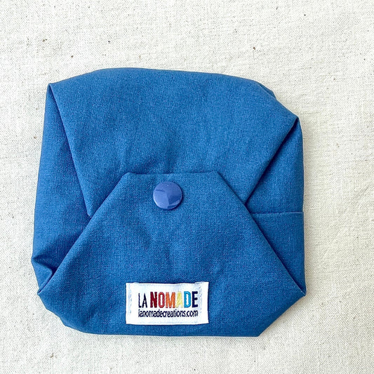 Etui à savon solide bleu