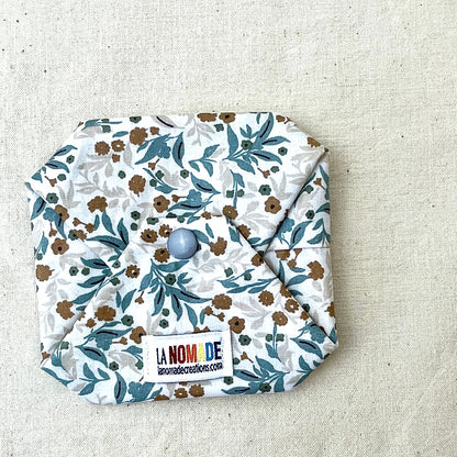 Etui à savon solide fleuri