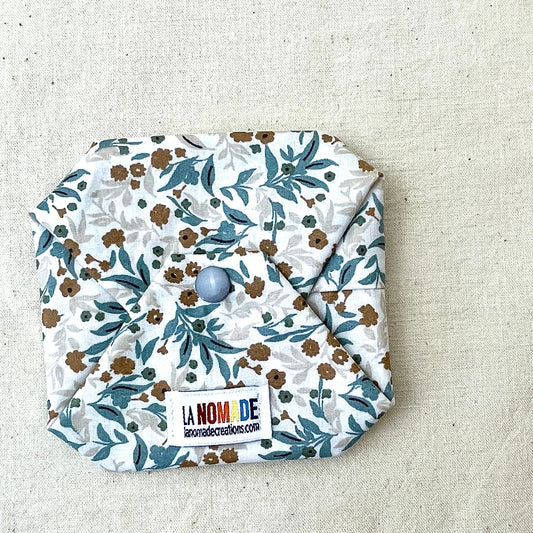 Etui à savon solide fleuri
