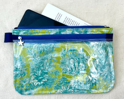 Grande trousse tactile smartphone verte