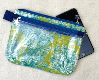 Petite trousse tactile smartphone vert
