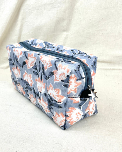 trousse de toilette moyenne grise