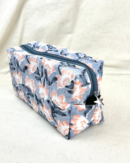 trousse de toilette moyenne grise