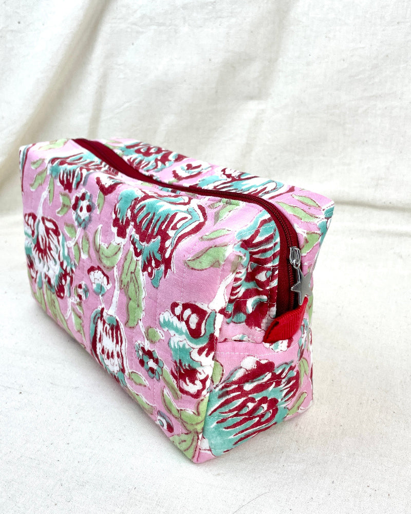 Trousse de toilette moyenne couleur Rouge